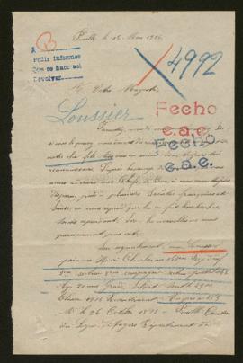 Expediente de Henri Charles Loussier
