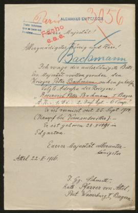 Expediente de Peter Bachmann