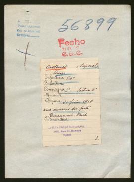 Expediente de Henri Castenet