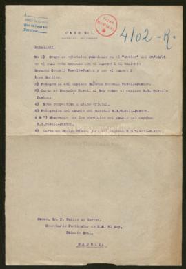 Expediente de lord Carlies y Raymond Goodall Wavell-Paxton