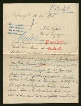 Expediente de Jean Gaston Alexandre Maïer