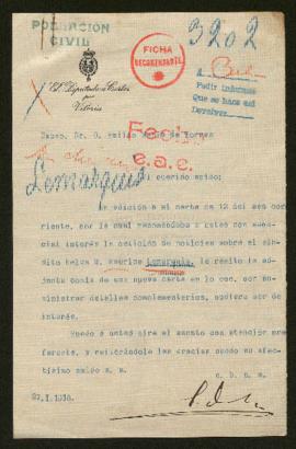 Expediente de Maurice Lemarquis