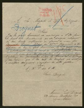 Expediente de Pierre Droguet