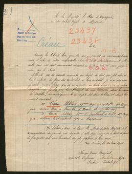 Expediente de Philibert Créau y Adolphe Carré