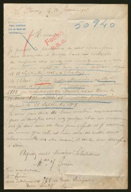 Expediente de Gaston Maurice Perrin