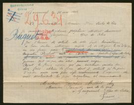 Expediente de Augustin Buquet