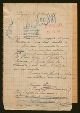 Expediente de Laurent Octave Pion