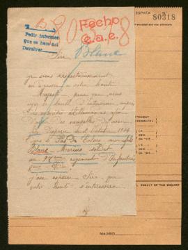 Expediente de Marius Blanc