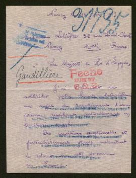 Expediente de madame Gaudillière