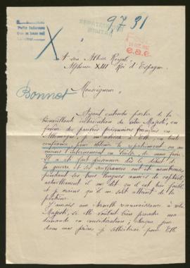 Expediente de Célestin Bonnet