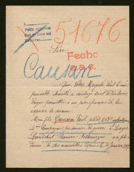 Expediente de Paul Causan