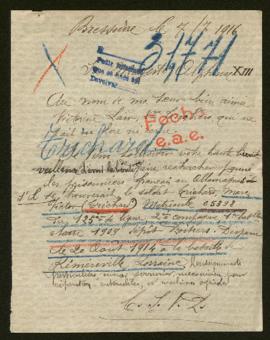 Expediente de Marc Victor Trichard