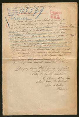 Expediente de René Cherier