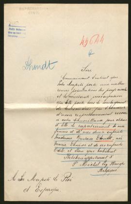 Expediente de la familia Dhondt Denéve