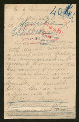 Expediente de madame Echevin y sus hijos