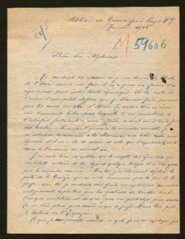 Expediente de Henri Cyprien Bernard Coutenceau y otros a petición de Felipe de Borbón y Braganza