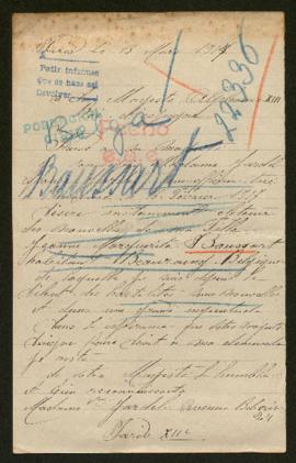 Expediente de Marguerite Baussart