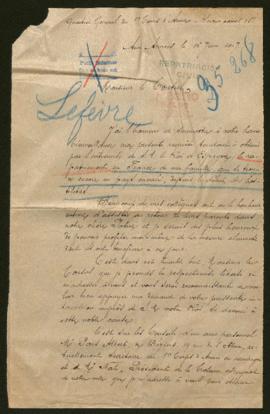 Expediente de la familia Lefèvre Godard