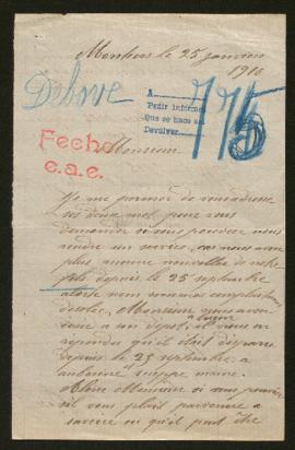 Expediente de [Henri Léon] Debove