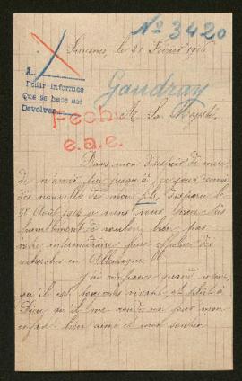 Expediente de Henri Joseph Gaudray