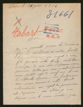 Expediente de Antonin Tabart