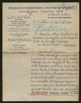 Expediente de Maurice Justin Montavon