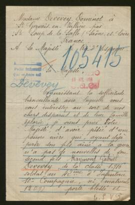 Expediente de Raymond Maurice Devevey