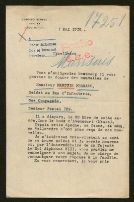 Expediente de Fernand Mansuis