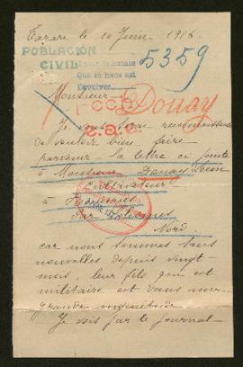 Expediente de Léon Douay