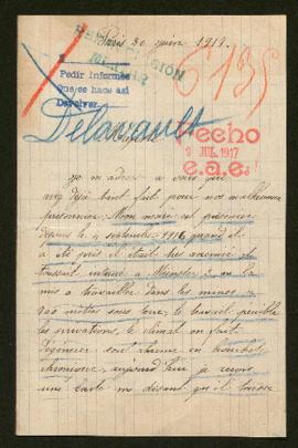 Expediente de Léon Pierre Delavault