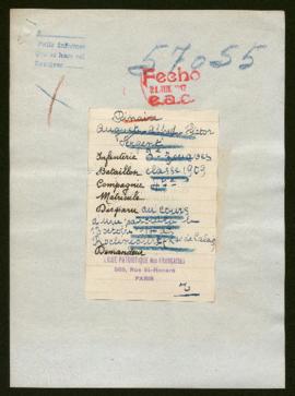 Expediente de Auguste Alfred Victor Pinaire