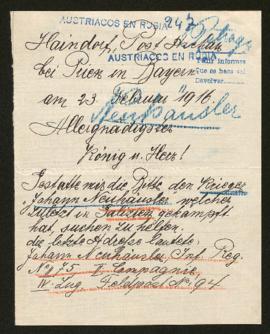 Expediente de Johann Neuhäusler