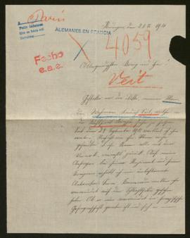 Expediente de Friedrich Veit