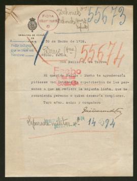 Expediente de la familia Dehouck, madame Alcide Druc y el militar Benoit David Dehouck