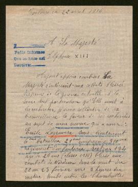 Expediente de Emile Lagravère