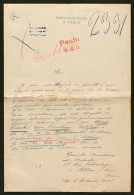 Expediente de Marie Dieudonné-Debacker