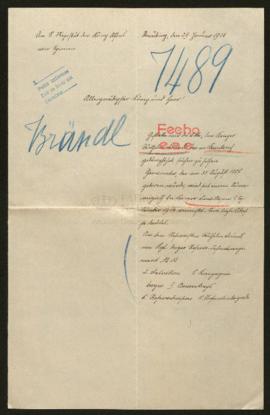 Expediente de Wilhelm Brändl