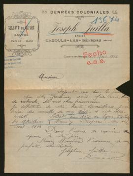 Expediente de Joseph Juilla