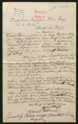 Expediente de István Horvát