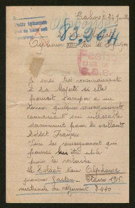 Expediente de Gaston Alphonse