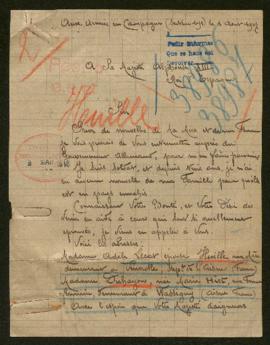 Expediente de Adèle Huille Lecar y Marie Duhayon Hiet