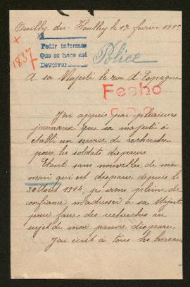 Expediente de Jules Arthur Fernand Joseph Police