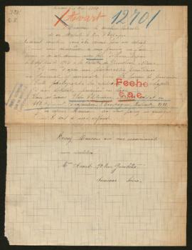 Expediente de Victor Philomène Avart