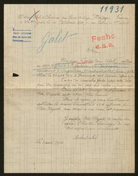 Expediente de Pierre Abel Galet