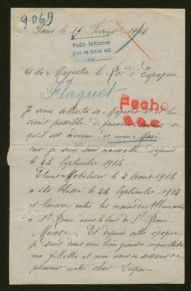 Expediente de Maurice Jules Flaquet