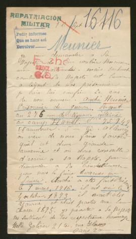 Expediente de André Meunier
