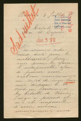 Expediente de Joseph Sadouillet