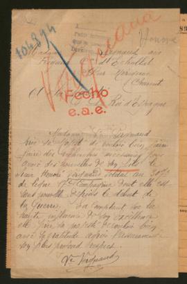 Expediente de Honoré Vergnaud