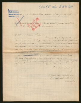 Expediente de Paul Leonard Beauffeny, André Ducloux, Maurice Laplanche, Pierre Isidore Philippe, ...