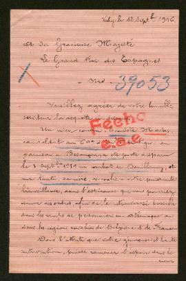 Expediente de Evariste Mady